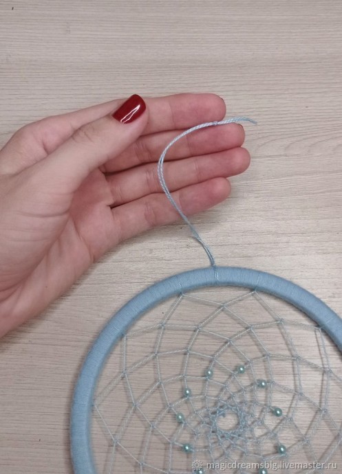 Ловец снов с лентами и кружевами