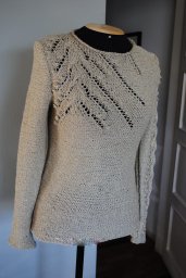 Волшебный узор, превращающий пуловер в саму элегантность