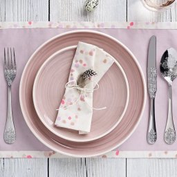 Сервировочные салфетки для праздничного стола в прованском стиле