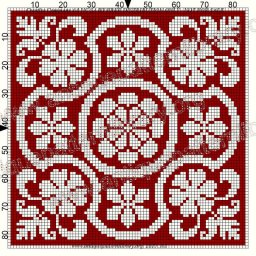 Квадратные мотивы для жаккарда