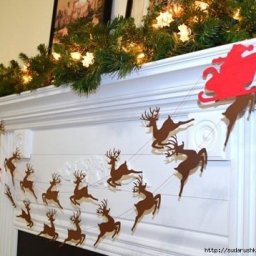 Новогодняя гирляндa для декора дома