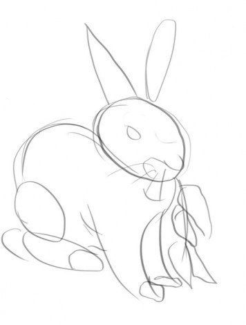 Рисуем кролика