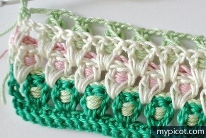 Узор для толстого уютного коврика