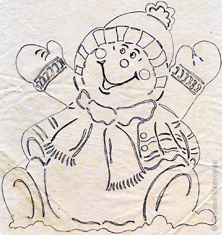 Веселые и забавные шаблоны для украшения окон к Новому году