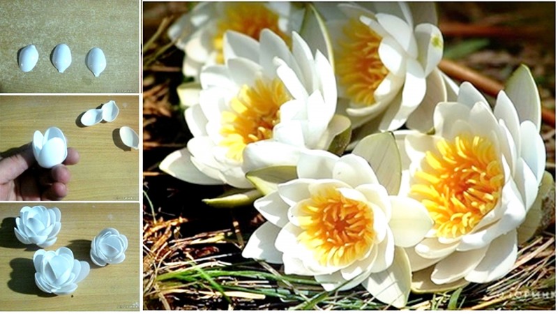 Букеты из одноразовых ложек