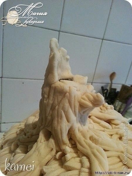 Сказочный домик из соленого теста