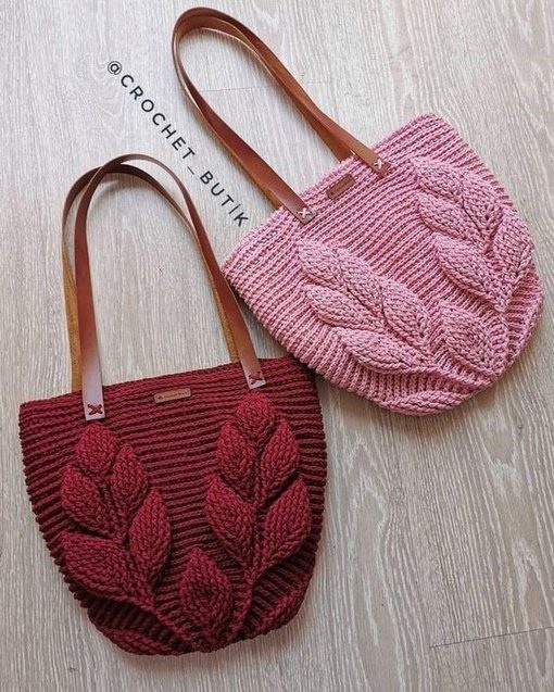 Вязаные сумки