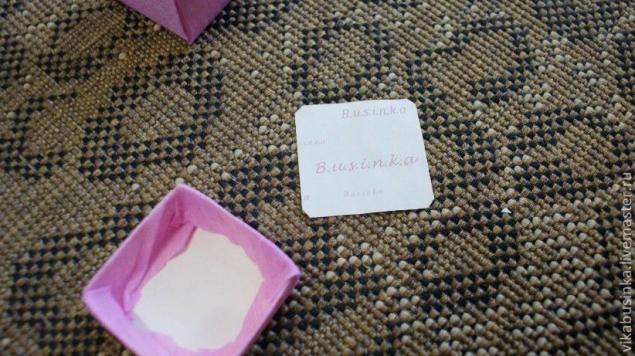 Коробочка для броши