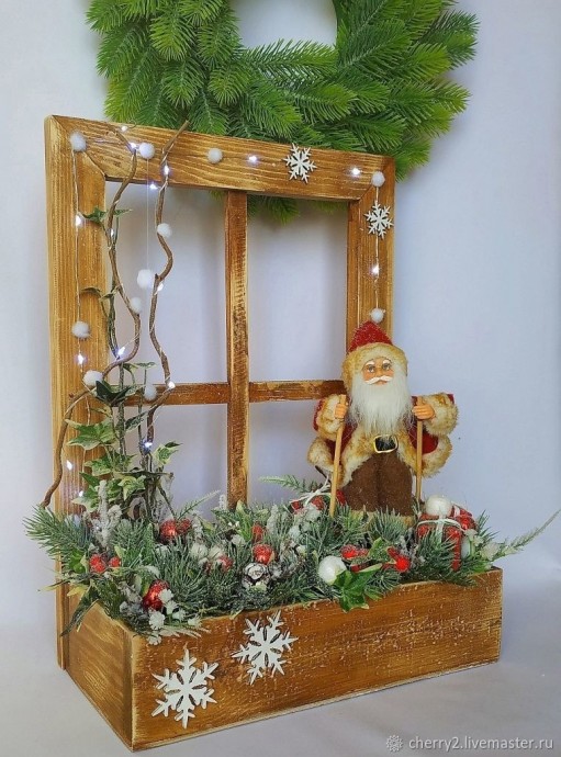 Прелестные окошечки с новогодним настроением