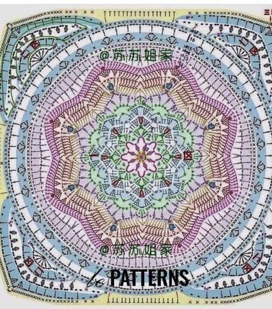 Схемы интересных узоров крестом