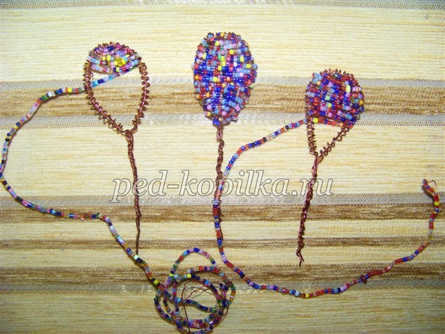 Цветы в технике ганутель: мастер-класс