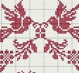 ​Вышиваем свадебные сюжеты с птичками