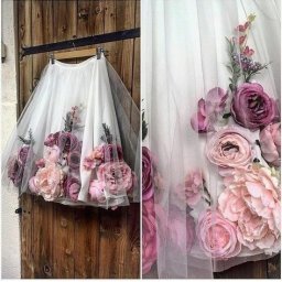 Юбочки с цветами