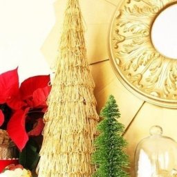 Прелестная ёлочка из бахромы