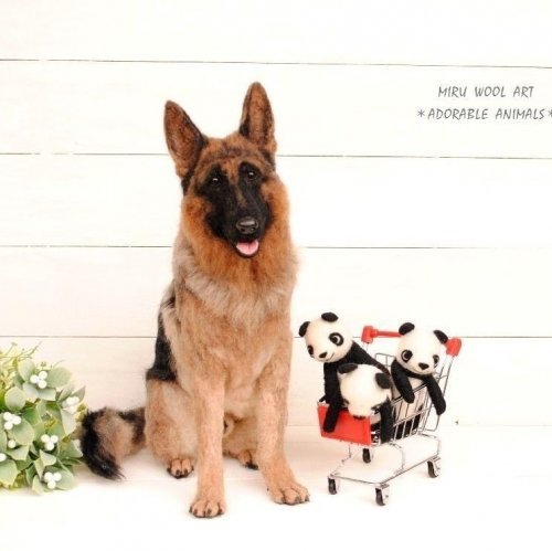 Невероятно реалистичные войлочные животные от японского художника Miru