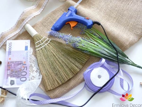 Оберег веник "Лавандовый"