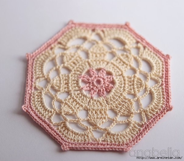 Очень красивый мотив крючком