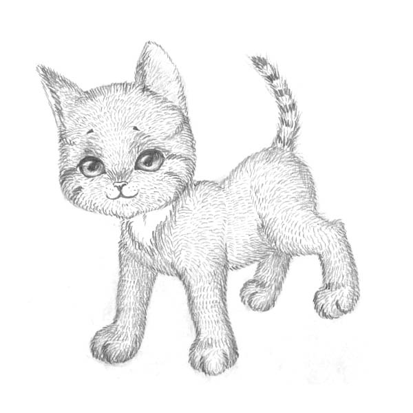 Рисуем котёнка: мастер-класс