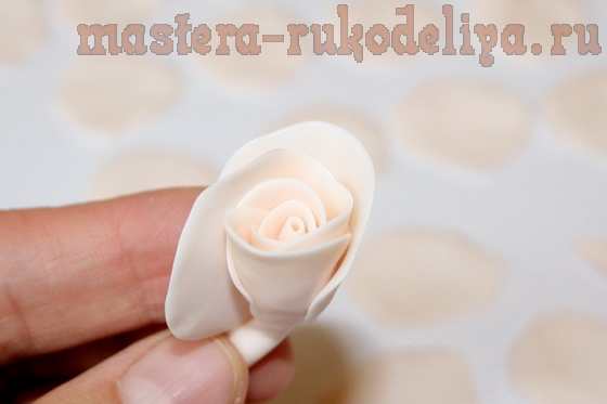 Розочка из полимерной глины