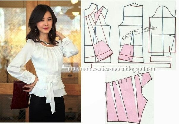 Шьем красивые блузки: 10 выкроек на любой вкус