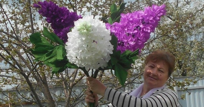 Шикарный букет сирени