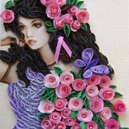 Женские образы в технике квиллинга: отличные идеи для творчества