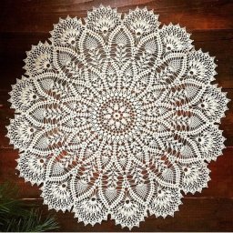 Ажурная очень красивая салфетка крючком