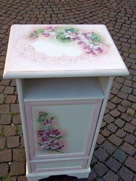 Декупаж мебели: красивые идеи для вдохновения