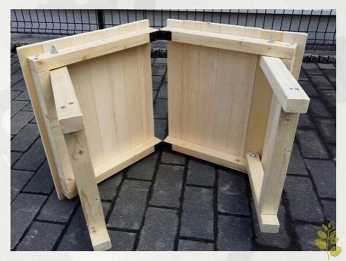 Делаем раскладной деревянный столик