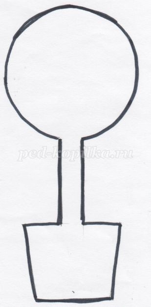 Магнит топиарий на холодильник своими руками Магнит топиарий на холодильник своими руками