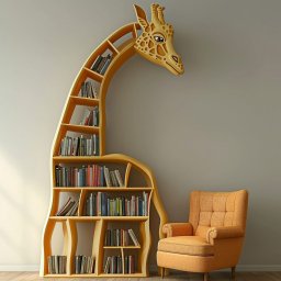 Нестандартные идеи книжных полок