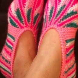 Тапочки на спицах