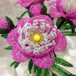 ​Пион из бисера