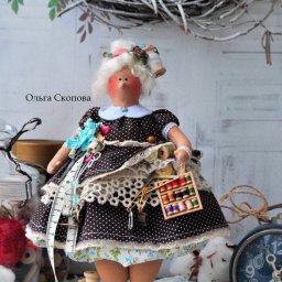 Кукла Тильдa-пышка