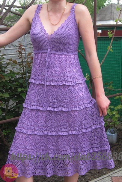 Платье и сарафан с ярусами со схемами