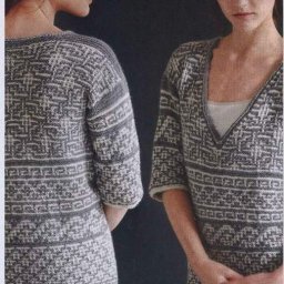 ​Простые узоры для вязания жаккарда