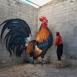 ​Реалистичные рисунки на стенах