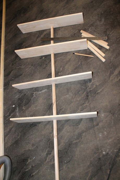 Креативный морской стеллаж своими руками