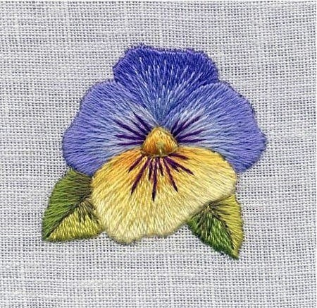 Вышивка гладью поэтапно