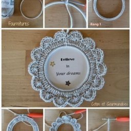 Вязаные рамки