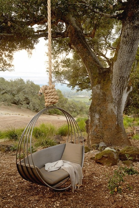 Неординарный дизайн качелей: идеи