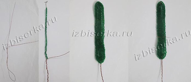 Очень красивый гиацинт из бисера