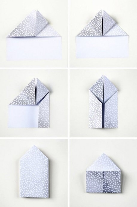 Складываем объемное сердце в технике оригами