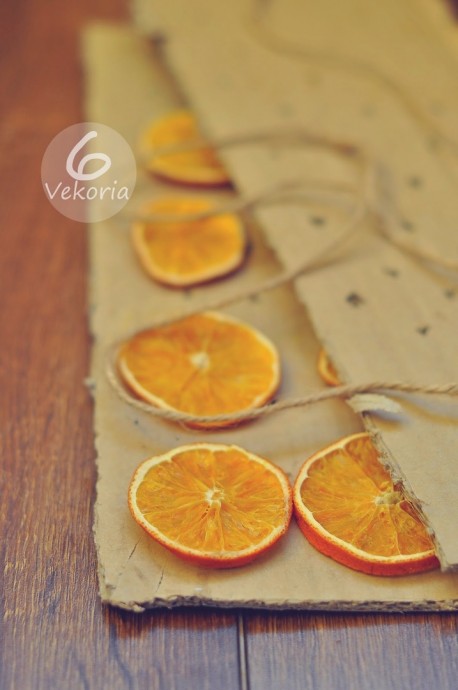 Сушим цитрусовые для декора