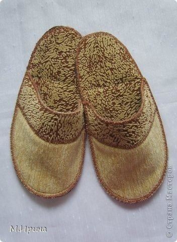 Тапочки за час: мастер-класс