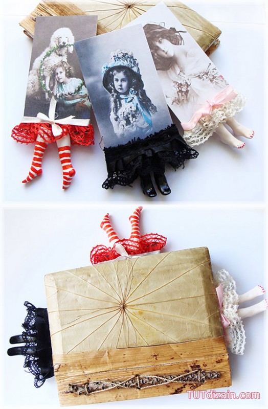 Закладка для книги с ножками