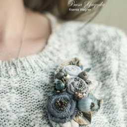 Цветок для брошек и украшений