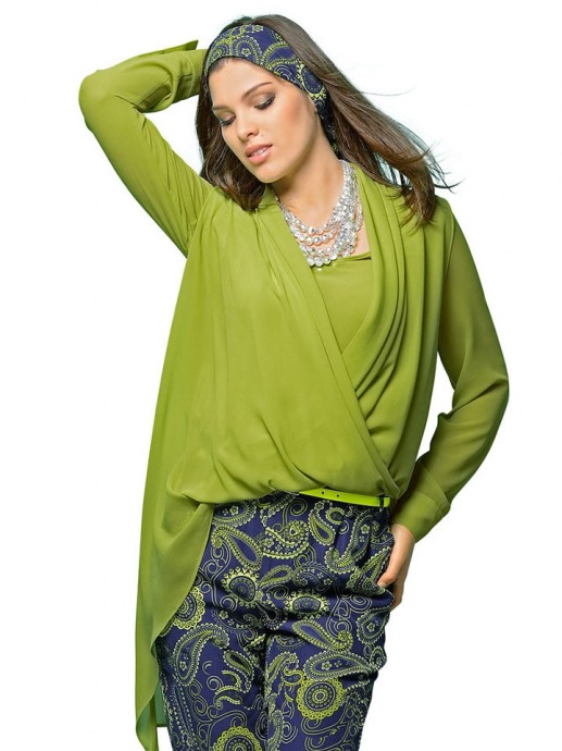 Интересные идеи блузок с запахом Интересные идеи блузок с запахом