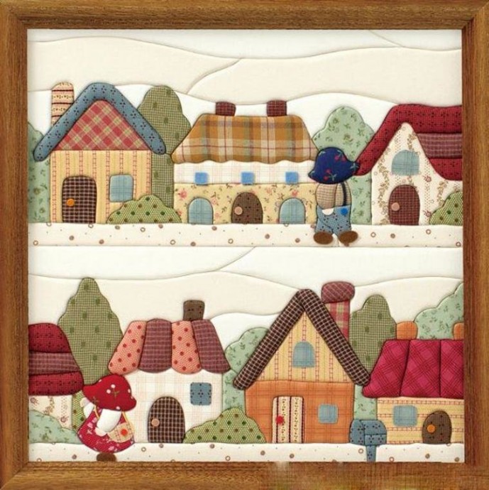 Картины в технике пэчворк: идеи для творчества