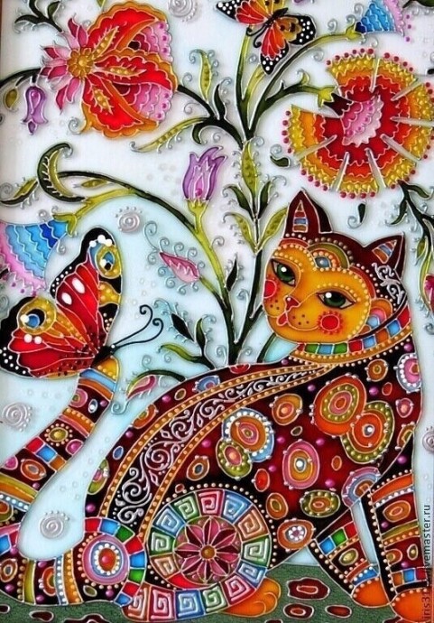 Витражные котики